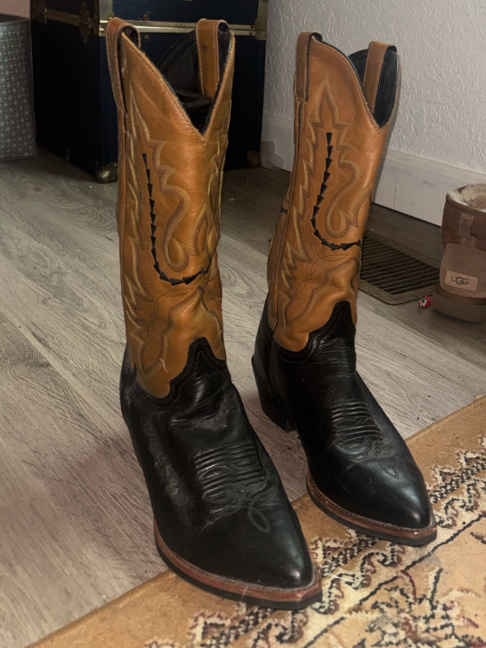 Cowgirl boots - multi tone